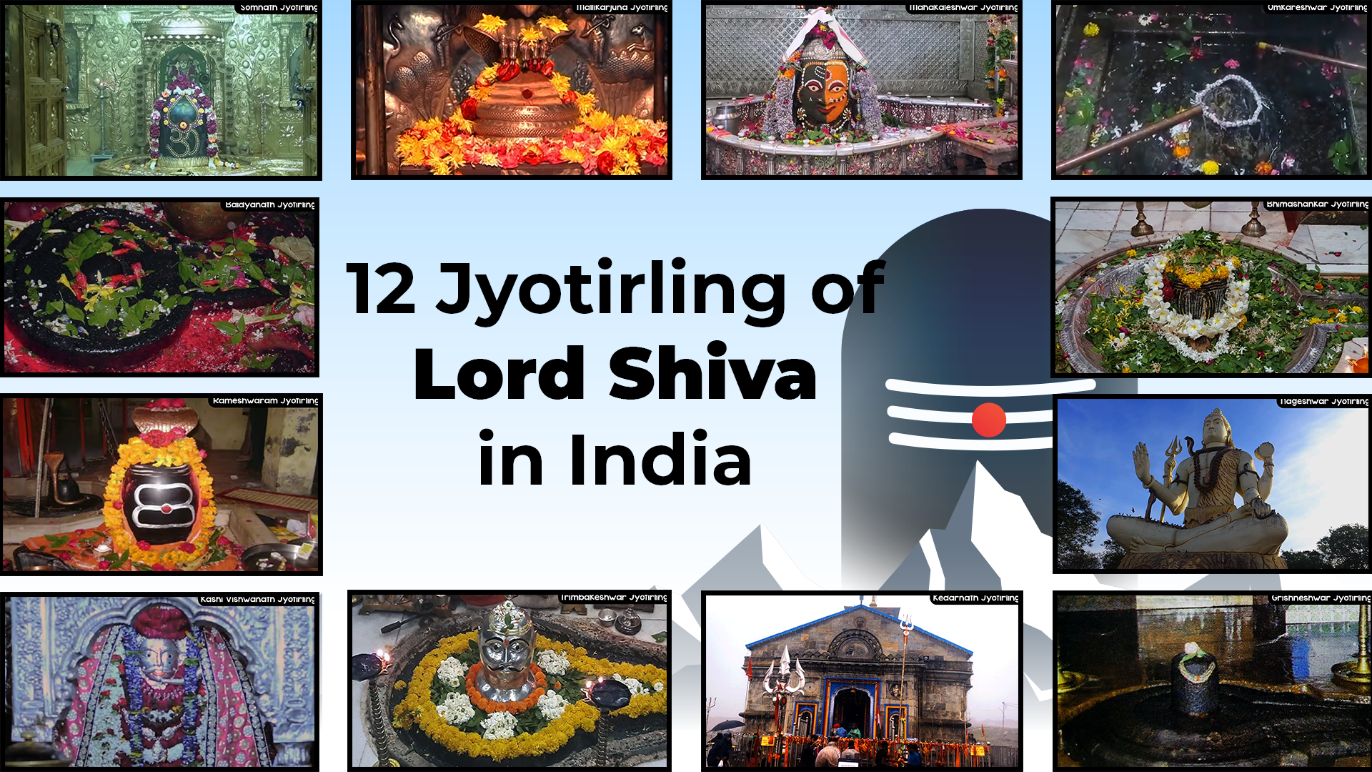 12 Jyotirling of Lord Shiva in India