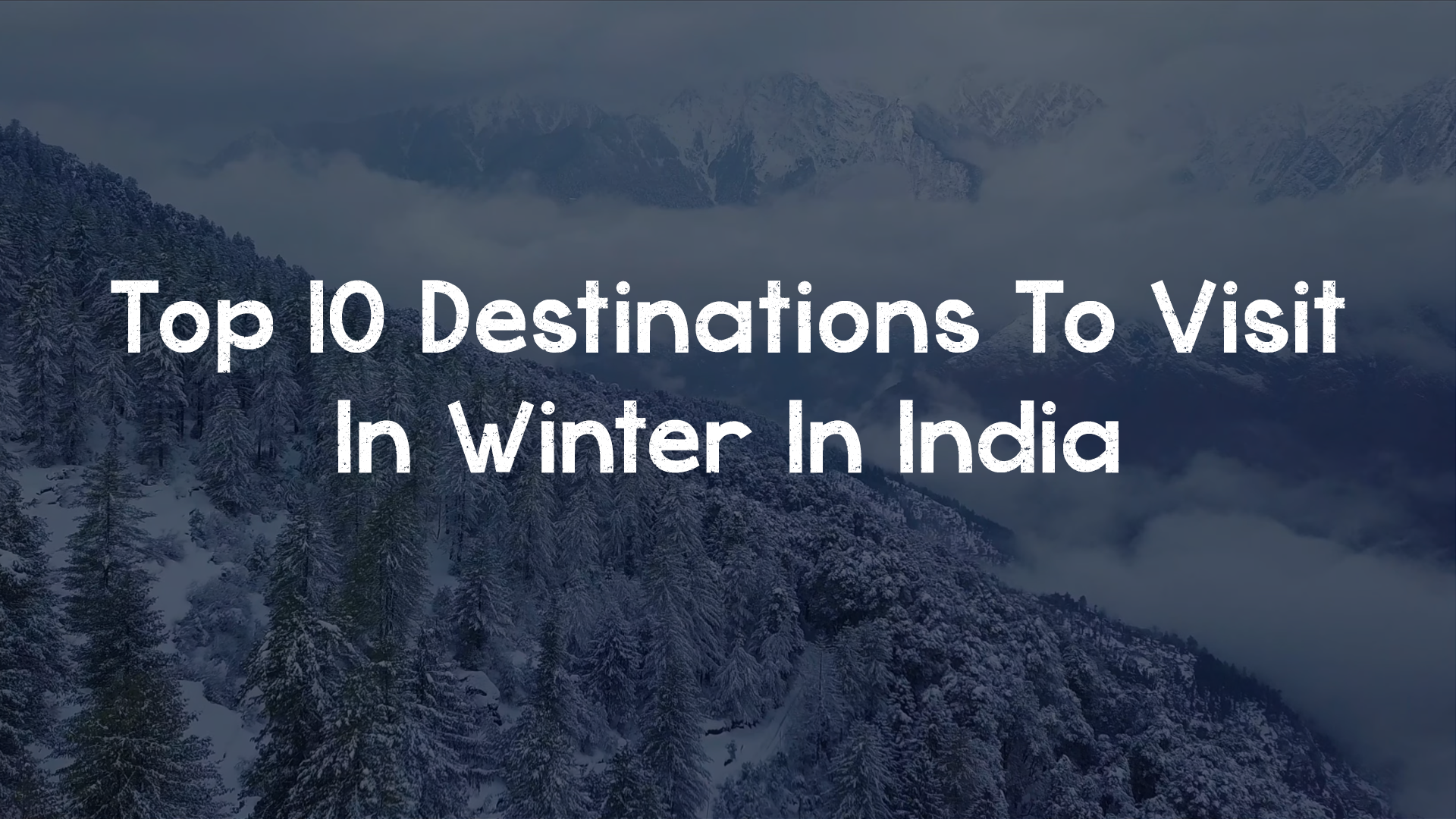 Destinations to visit in india during winter